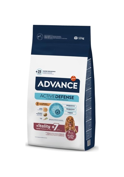 Advance Tavuklu Medium Senior Yaşlı Köpek Maması 12 KG
