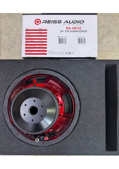 Rs-hk12 30cm Subwoofer Tek Bobin 1450watt 450rms Özel Spl Kabinli