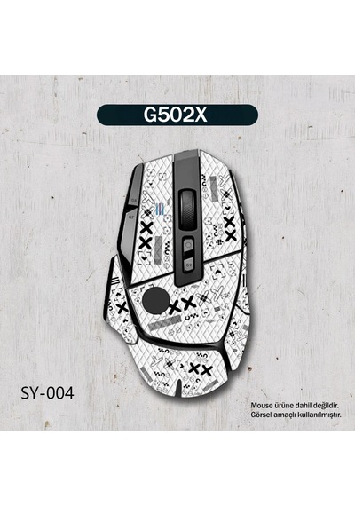 G502x Uyumlu Gaming Mouse Grip Tape Kaymaz Ter Emici Yapışkanlı Koruyucu Mouse Kaplama Sticker Sy004