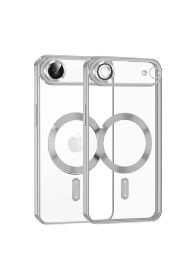 Apple Uyumlu iPhone 17 Air Uyumlu Kross Magneticsafe Kapak - Gümüş
