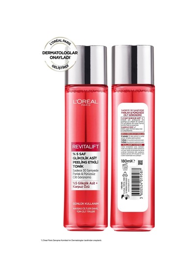 Revitalift%5 Saf Glikolik Asit Peeling Etkili Tonik 180ml
