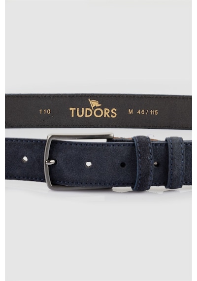 Tudors Hakiki Deri Erkek Lacivert Kemer-23768-lacivert Lacivert