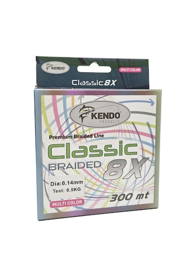 Kendo Classic 8x 300m Multicolor Örgü İp 0.20mm