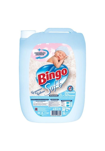 2 Adet Bingo Soft Yumuşatıcı 5 L Kuzumun Kokusu Diğer