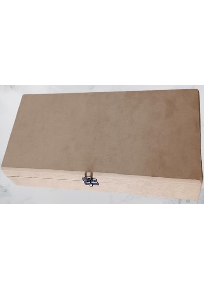 1448bng90249hobi Adn Dekoratif Şiş Kutusu Ahşap Mdf Ham Cnc Kesim Klipsli Model El Yapım