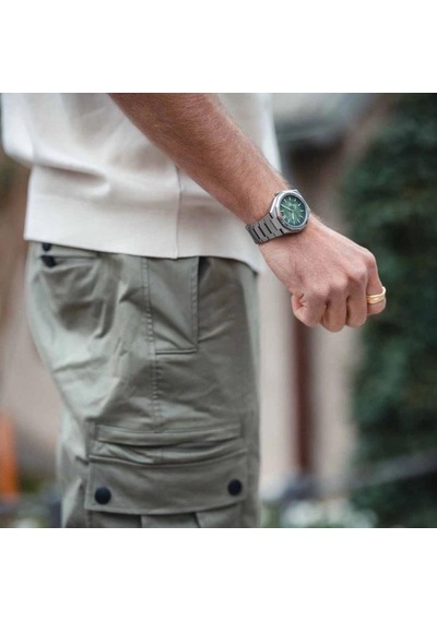 Citizen Zenshin 60 Super Titanium Small Seconds - Pine Green Nk5020-58x Otomatik Erkek Kol Saati Çok Renkli