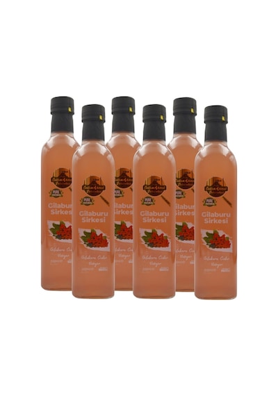 Gilaburu Sirkesi 6x500 Ml %100 Katkısız Doğal Özel Üretim