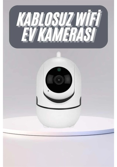 Mey İthalat 360 Full Hd Akıllı Kamera Hareket Sensörlü Wifi Kamera Çocuk Güvenlik Kamerası