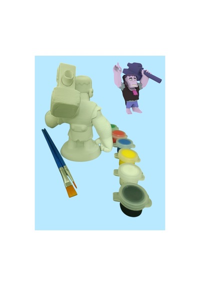 3d Brawl Stars Frank Figür Boyama Seti - Kendin Boya Hobi Ve Etkinlik Seti - Akrilik Boya + 2 Fırça