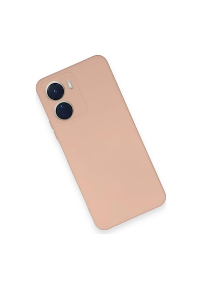 Newface - 503 - Vivo Y16 Kılıf Nano İçi Kadife Silikon - Ece-umay - - Pudra