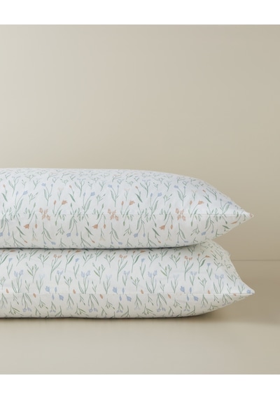 Fresh Sprout Kolay Ütülenir 2'li Yastık Kılıfı 50x70 Cm Yeşil-sarı