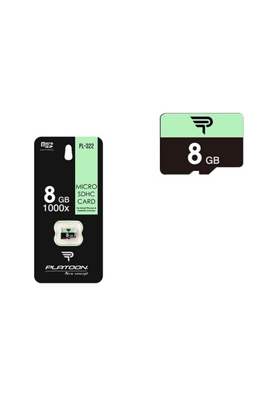 Platoon PL-322 8 GB MicroSDHC Hafıza Kartı