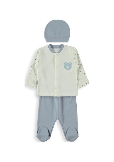 Bebbek Love Baby Zıbın Setleri - Mavi
