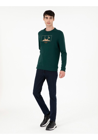 Pierre Cardin Erkek Yeşil Sweatshirt 50290703-vr054