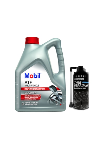 Mobil Atf Multi Vehicle Otomatik Şanzıman Yağı 4 L + Carpex Auto Tyre Repair Kit Lastik Tamir Kiti
