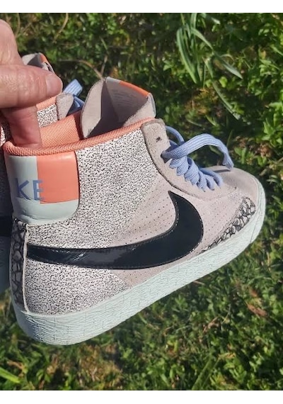Nike Blazer Kadın Ayakkabı Kutusu Kapaksız Açık Gri