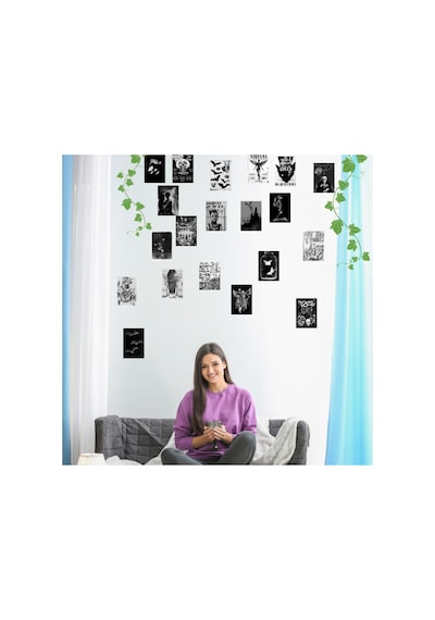 20 Parça A5 Punk Gotik Wall Collage Poster Seti Hediyelik Genç Odası Estetik Duvar Afişi