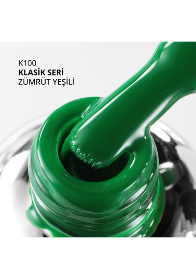 Kalıcı Oje K100, Zümrüt Yeşili, 10 Ml
