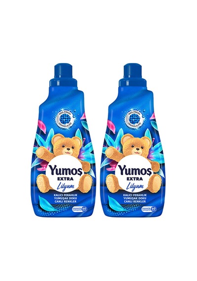Yumoş Extra Konsantre Çamaşır Yumuşatıcısı Lilyum 1440 Ml 60 Yıkama 2 Adet 3'lü Set