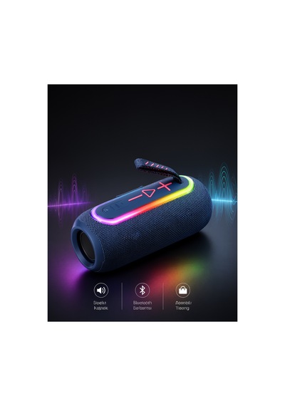 Kablosuz Bluetooth Hoparlör Uzun Pil Ömrü 360 Ses