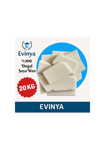 %100 Naturel Soya Wax 20 Kg Sertifikalı Doğal Soya Mumu Mum Yapımı İçin Beyaz