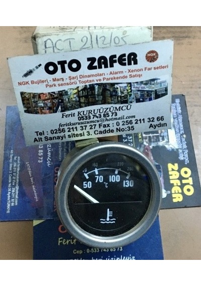 Act 2112/05 Endiksan Bmc Toe 444.654 Hararet Göstergesi Saati 12V