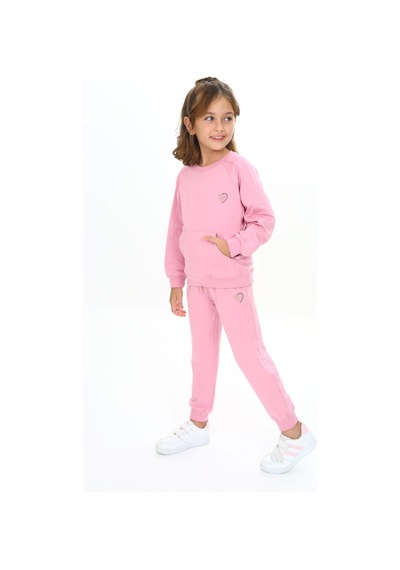 Toontoy Kids Toontoy Kız Çocuk 2'li Takım Nakış Baskılı Bisiklet Yaka Cepli Sweatshirt & Beli Paçası Lastikli Cepli Jogger Eşofman Altı - 2 İplik Gül Kurusu Toontoy Kids Toontoy Kız Çocuk 2'li Takım Nakış Baskılı Bisiklet Yaka Cepli Sweatshirt & Beli Paçası Lastikli Cepli Jogger Eşofman Altı - 2 İplik Gül Kurusu