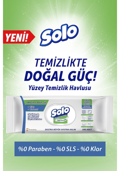 Temizlikte Doğal Güç Okaliptus&çam Esintisi Yüzey Temizlik Havlusu 4'lü 400 Yaprak Diğer