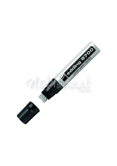 Edding 8700 Jumbo Paint Kesik Uçlu Markör 18 Mm Gümüş