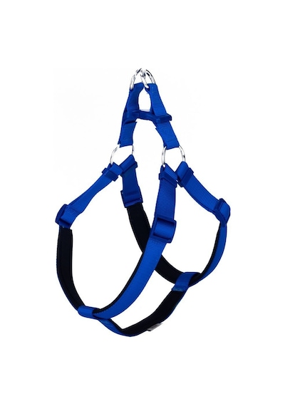 Doggie Comfort Ronin Yumuşak Dokuma Göğüs Tasması 2.5 x 65-75 CM Mavi