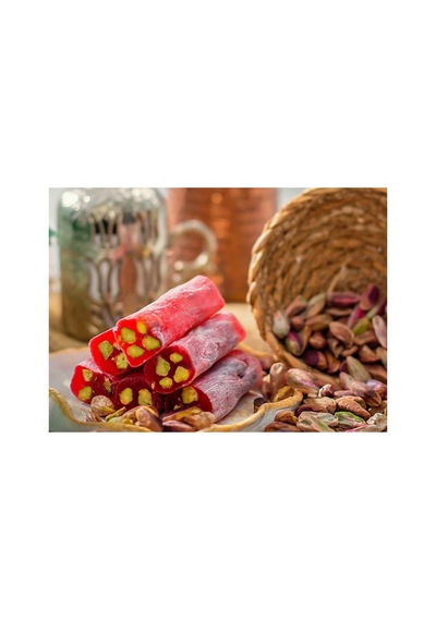 Extra Bol Antep Fıstıklı Narlı Fitil Parmak Lokum - 1 Kg