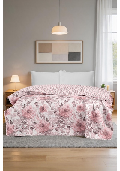 Pierre Cardin Yatak Örtüsü Çift Kişilik Everyday Rosa Çok Renkli