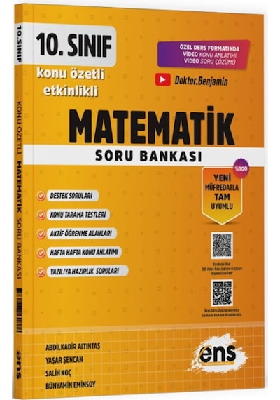 Ens Yayıncılık 10. Sınıf Matematik Etkinlikli Soru Bankası