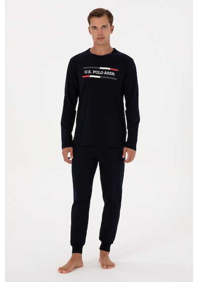 U.s. Polo Assn. Erkek Lacivert Pijama Takım 50318598-vr033 Lacivert