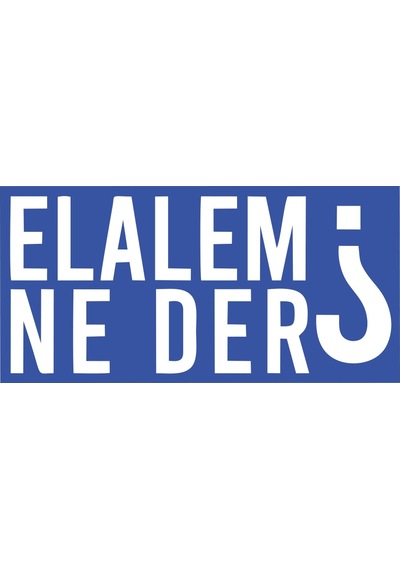 Elalem Ne Der Araba Sticker 17x17 Cm Mavi