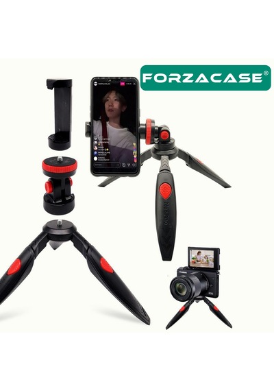 Forzacase Cep Telefonu Ve Kamera İçin 3 Ayak Tripod+tutucu -fc064