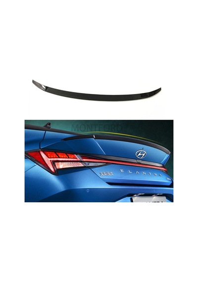 Hyundai Elentra 2021 Spoiler Piona Black Spoyler Plastik