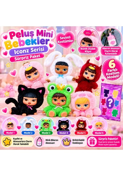 Bratziez Iconz Serisi Bebekleri Sürpriz Paket Adet Fiyatıdır