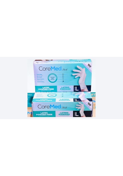 Bimel Pudrasız Lateks Muayene Eldiveni Large 5 Paket