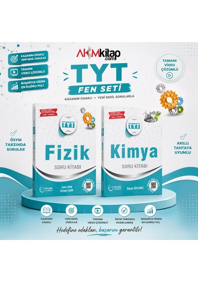 Palme Tyt Fizik Kimya Soru Bankası Seti