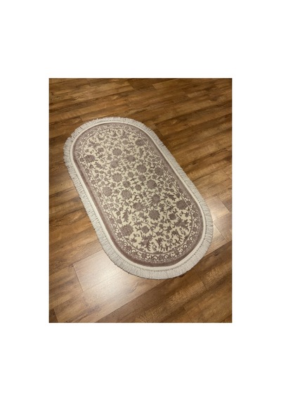 Daphne 10455a Lila Oval Halı Çok Renkli