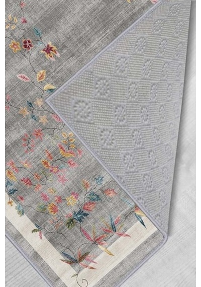 Rovigo Home Dijital Baskı Kaymaz Taban Salon Halısı Rvg1035 Çok Renkli