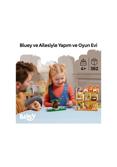 Bluey Nin Aile Evi Yapım Seti, 4 Yaş Ve Üzeri İçin Eğlenceli