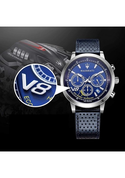Maserati V8 Eco Enerji Erkek Kol Saati Gold