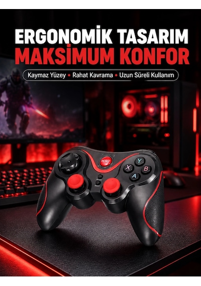 Mey İthalat Rahat Kavrama Ve Düşük Gecikme Teknolojili Gamepad 58910331