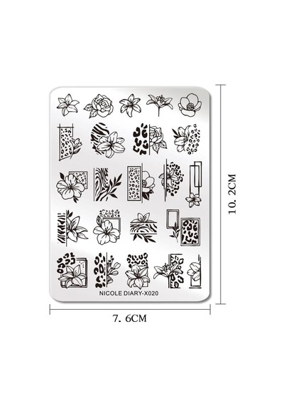 Nicole Diary Metal Stampa Tabakası X020 57429