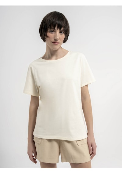 Loft Kadın T-shirt Ekru Lf2035272 24yp69000205 P69153