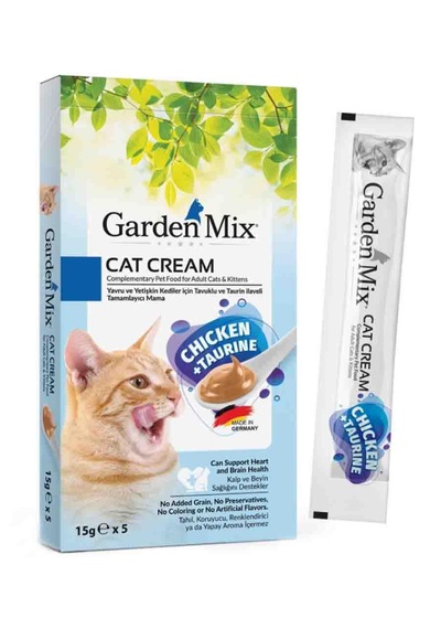 Garden Mix Taurin Ve Tavuklu Krema Kedi Ödül Maması 15gr 5'li