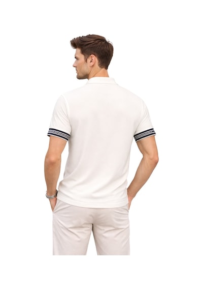 Cazador 44715 Polo Yaka T-shirt Erkek Ekru Tişört Ekru