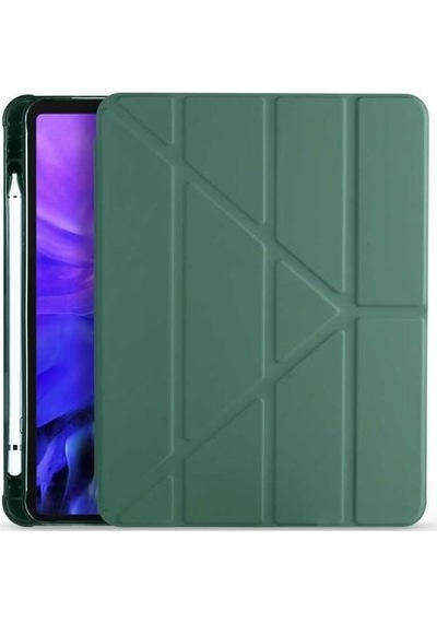 Apple Uyumlu iPad 9.7 2018 Kılıf Zore Tri Folding Smart With Pen Standlı (503995261)